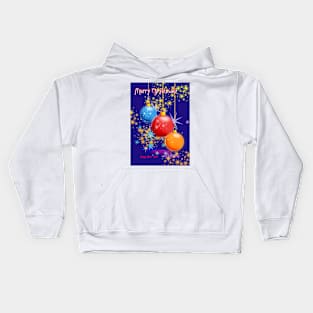 Three Christmas balls Kids Hoodie